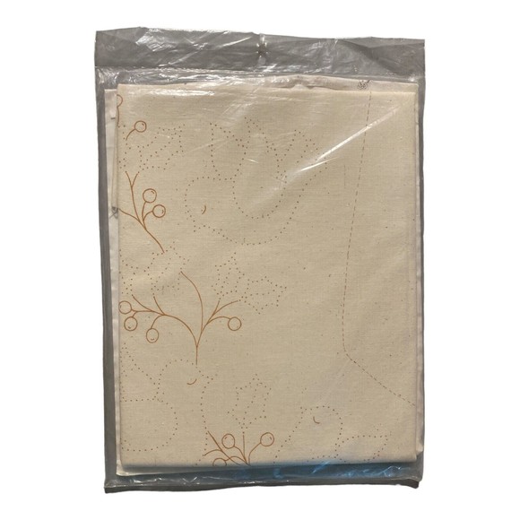 Vintage Cathy Needlecraft Candlewickery 13” Christmas Dove Stocking Kit #7863 - Picture 2 of 2